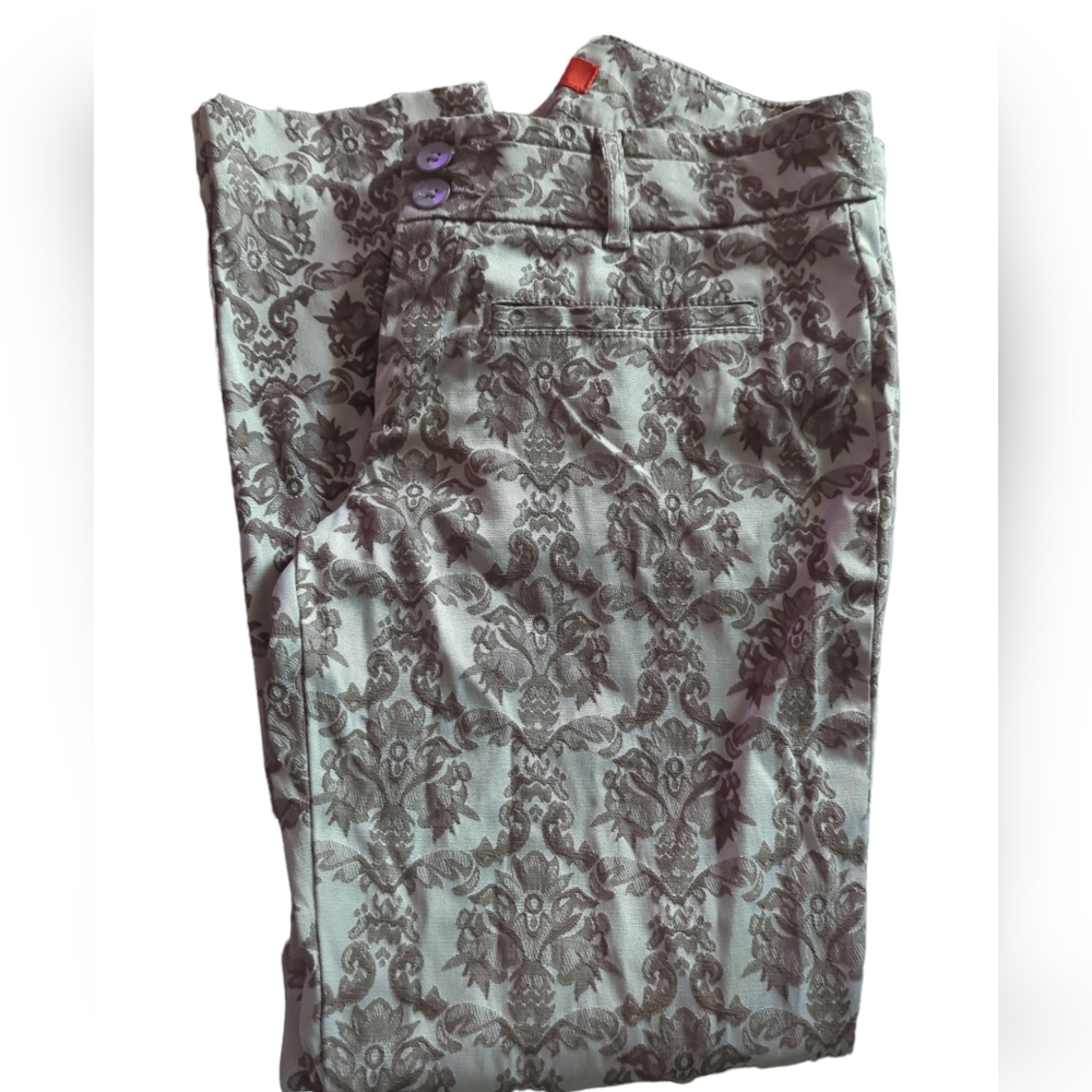 Anthropologie Cartonnier brocade Charlie ankle trousers